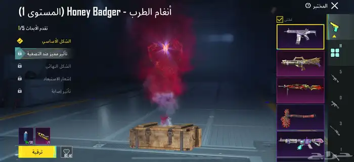 حساب ببجي 55