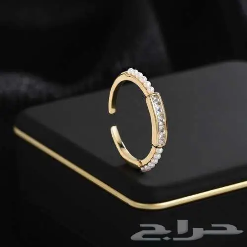 خواتم نسائية مطلية بالذهب 1