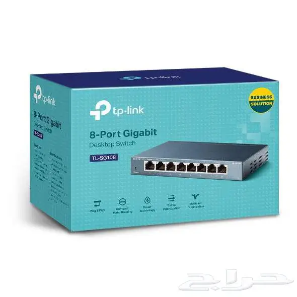 tp-link -TL-SG108 8-Port Gigabit Desktop Switch 0