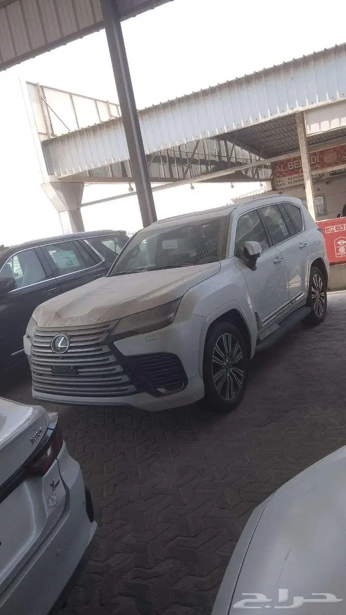لكزس LX600 سعودي بطاقة 2024 ابيض اوف وايت 1