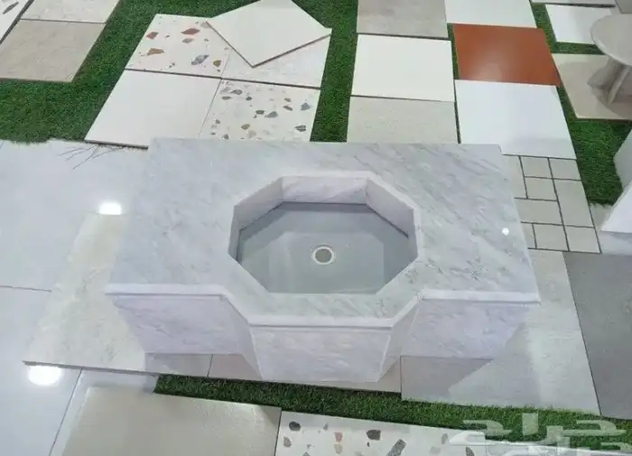 مغاسل رخام طبيعي وصناعي جميع الانواع درج داخلي خارجي جرانيك 5