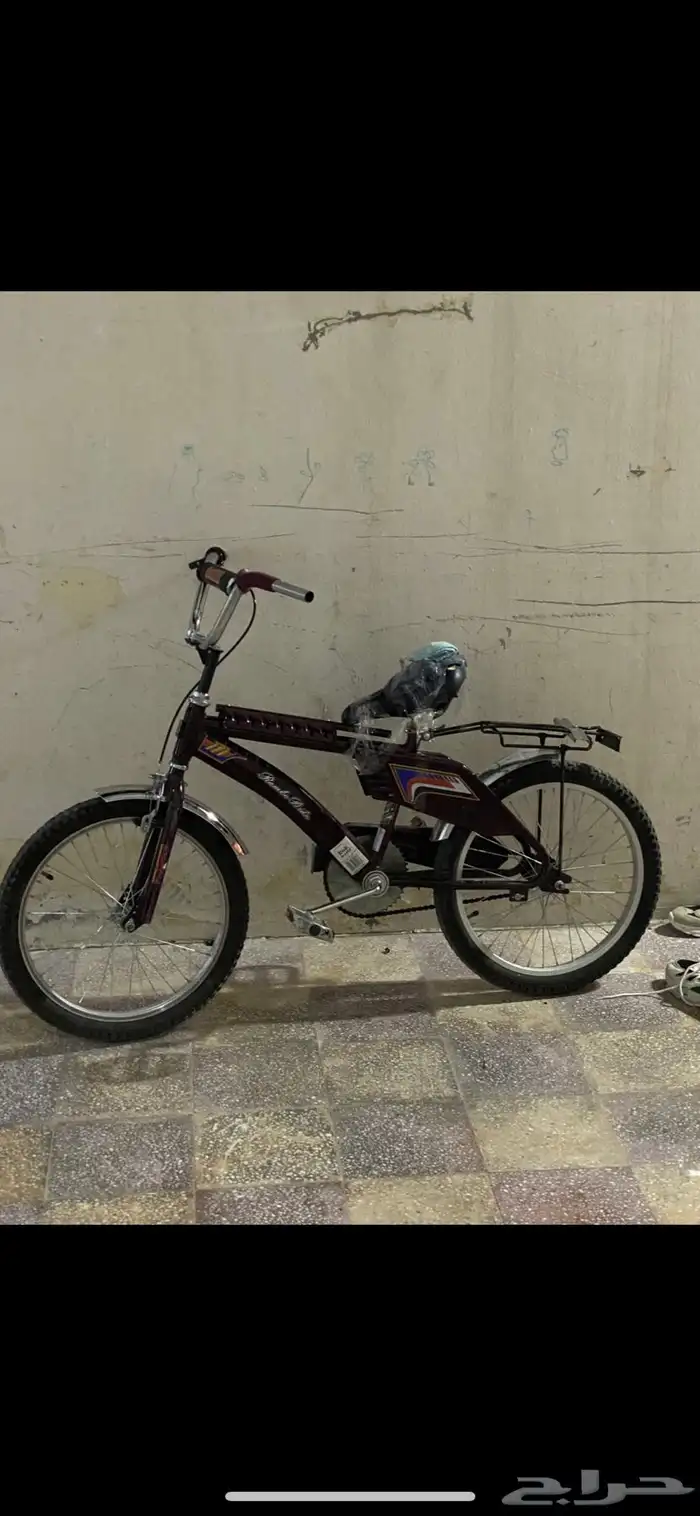 سيكل رامبو عنابي للبيع 0