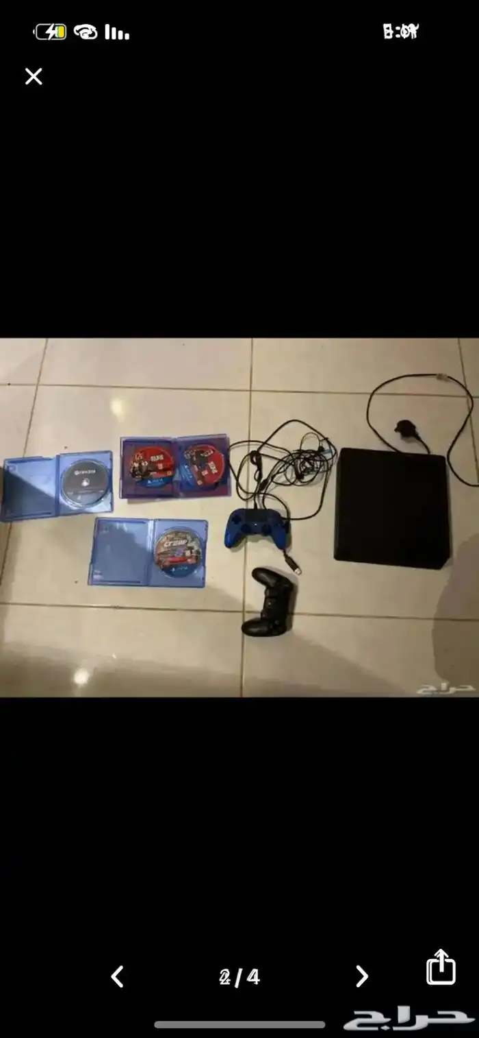 سوني 4 شغال استخدم فقط 6 شهور 0