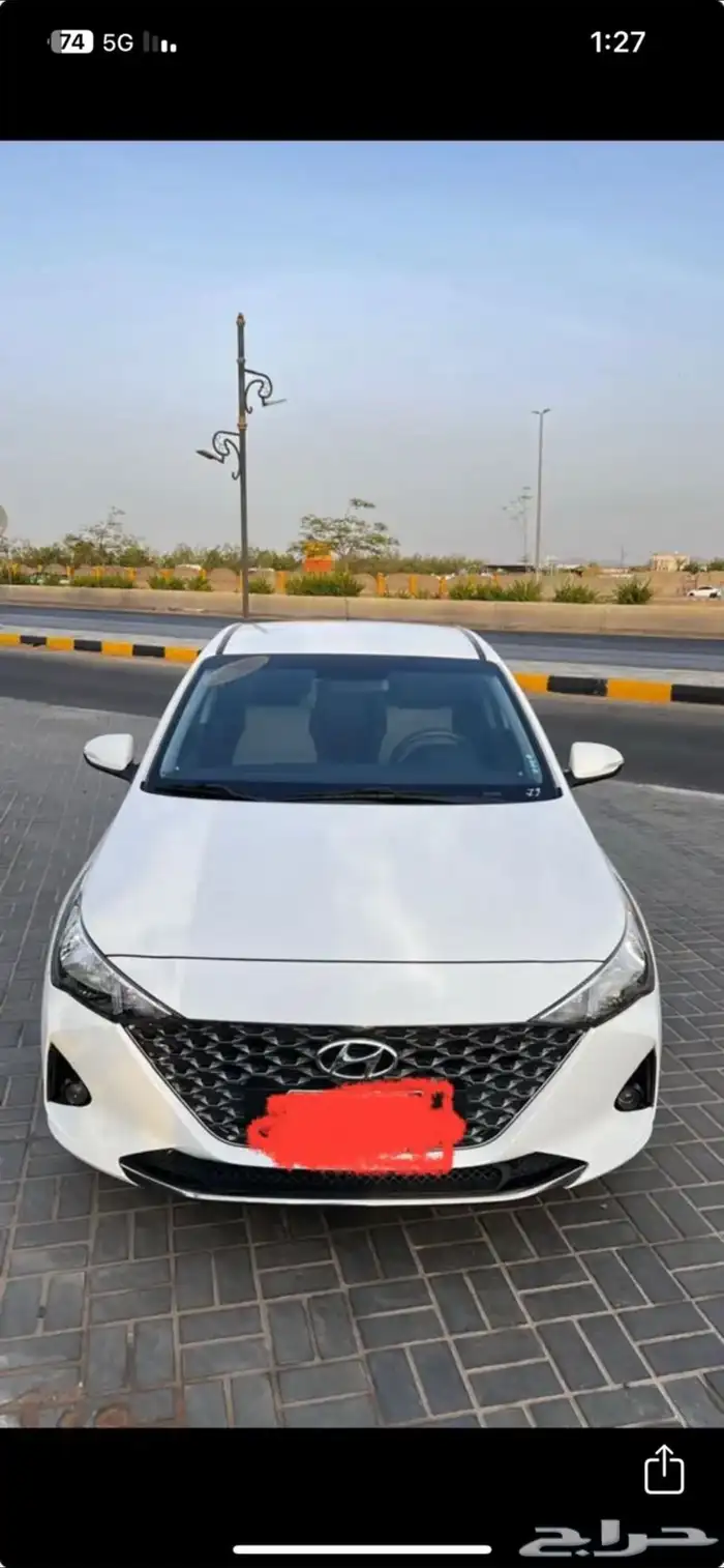 اكسنت هونداي 2023 بحالة الوكالة 0