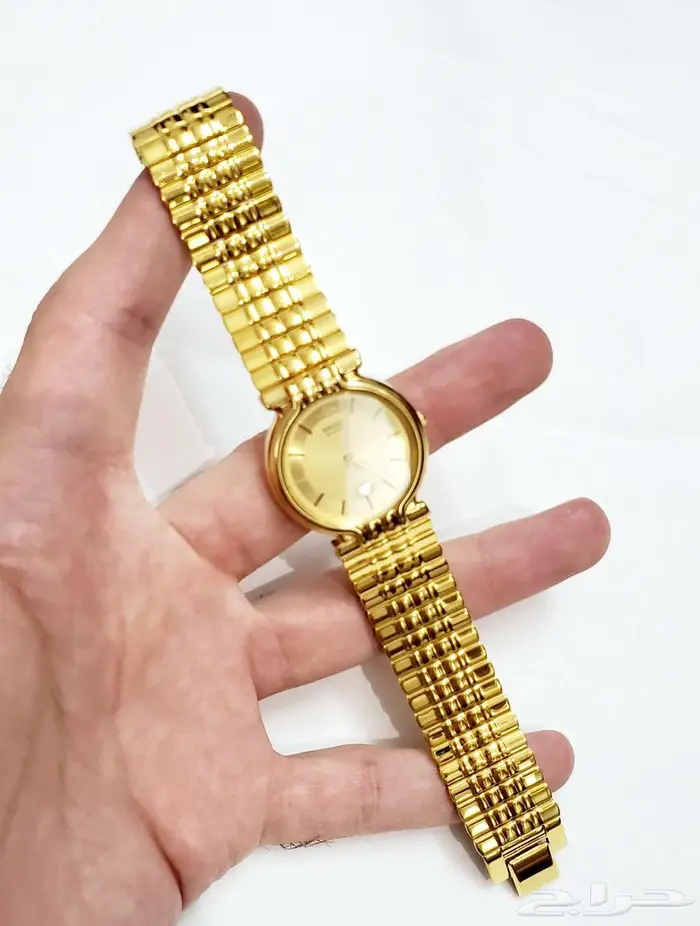 ساعة يابانية تراثية اصلية بسعر التصفية جديدة بقراطيسها 4