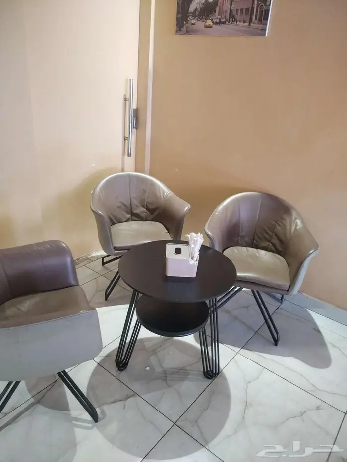 كراسي مع ثلاجه عرض كلها بحاله ممتازه 9