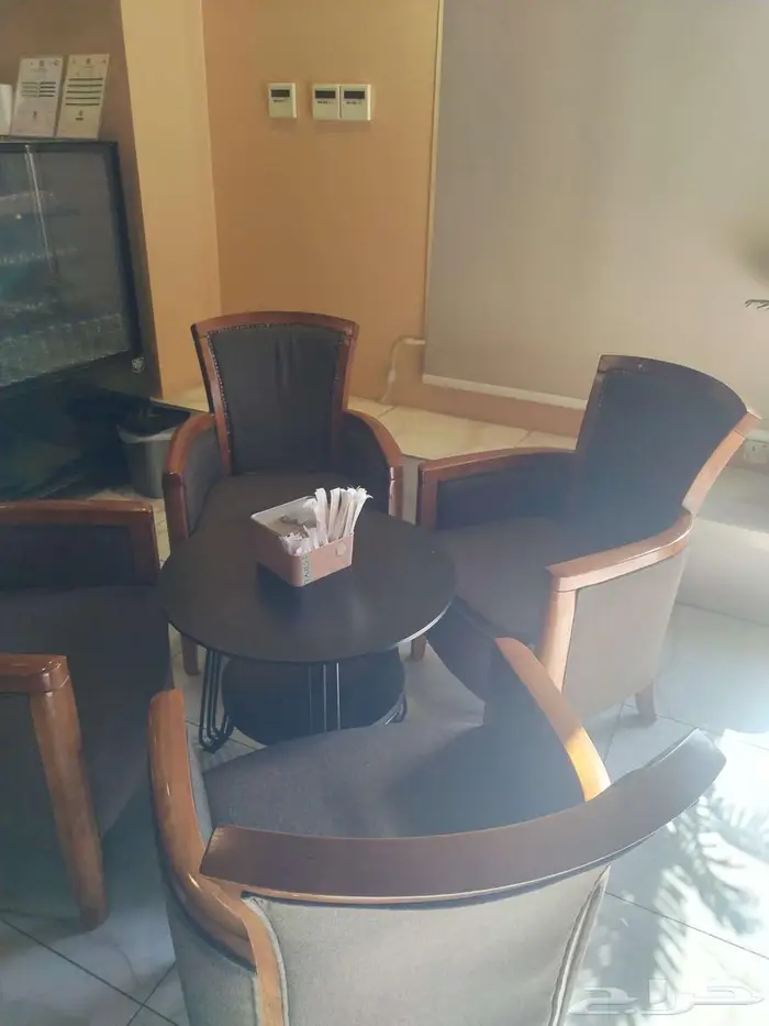 كراسي مع ثلاجه عرض كلها بحاله ممتازه 4