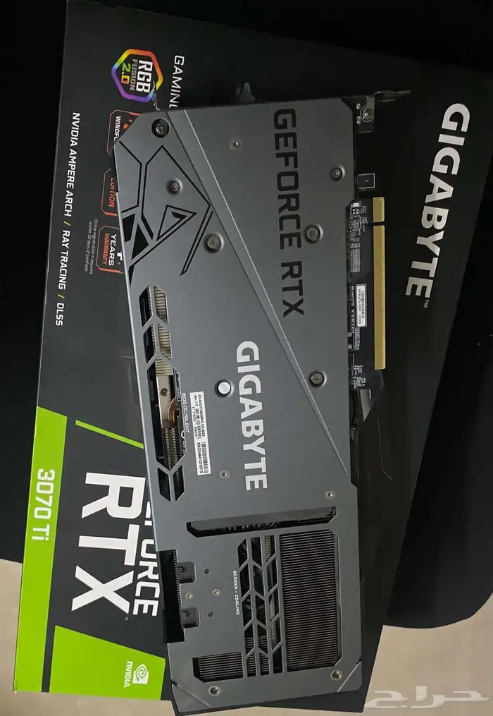 للبيع كرت شاشة GEFORCE RTX 3070ti Gigabyte 2
