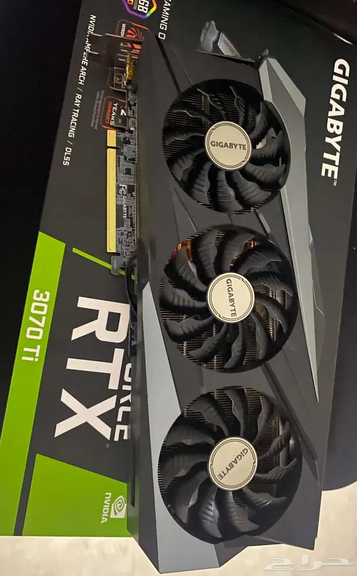 للبيع كرت شاشة GEFORCE RTX 3070ti Gigabyte 1