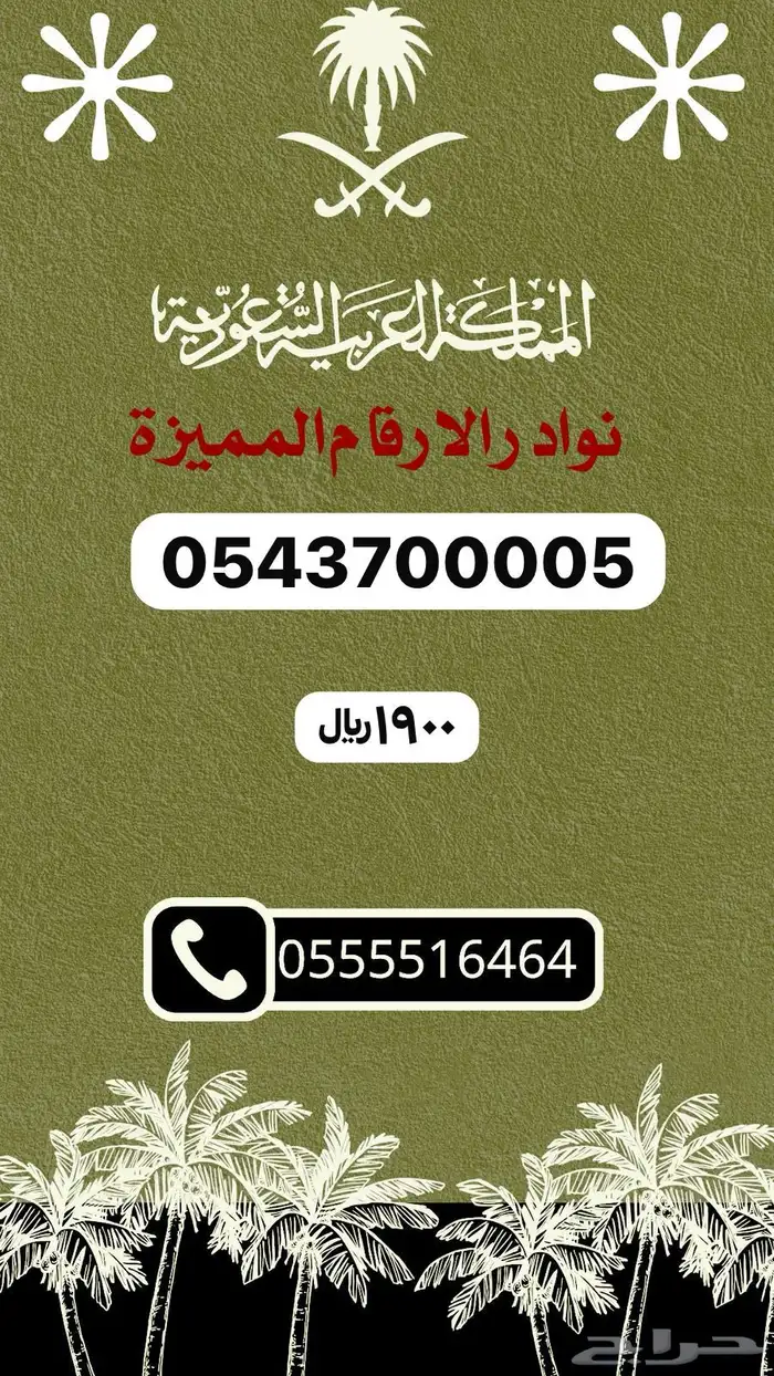 ارقام مميزه باقل سعر 6