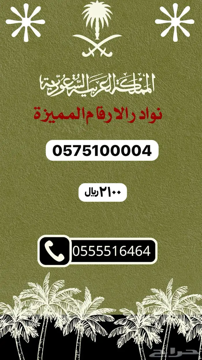 ارقام مميزه باقل سعر 13