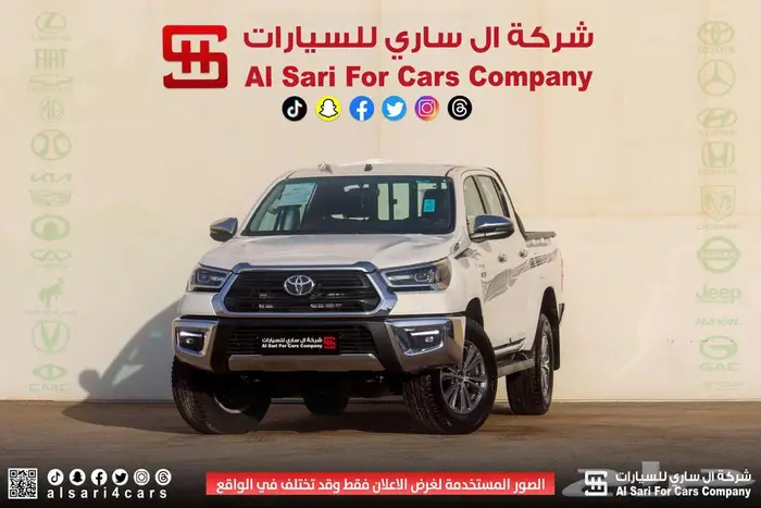 تويوتا هايلوكس SGLX ديزل 2025 اقساط بنوك وشركات 25