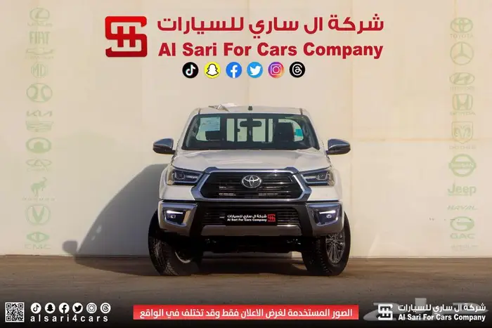 تويوتا هايلوكس SGLX ديزل 2025 اقساط بنوك وشركات 19