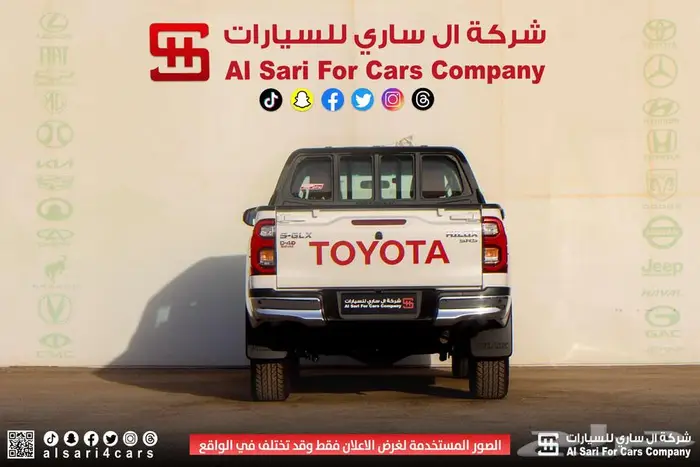 تويوتا هايلوكس SGLX ديزل 2025 اقساط بنوك وشركات 13