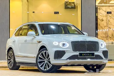 بنتلي بنتياقا V8 2021 ابيض خليجي index