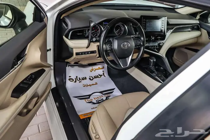تويوتا كامري GLE بنزين نص فل موديل 2021 8