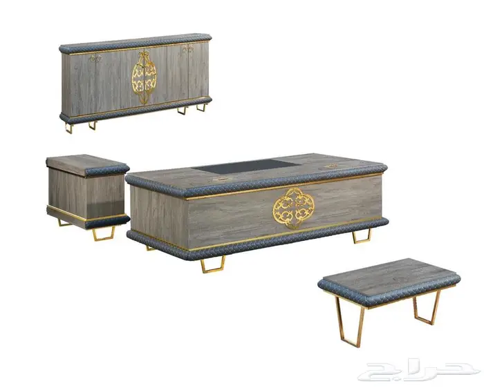 Office Furniture جديد مكتب طقم مدير و مكاتب مودرن و كراسي 71