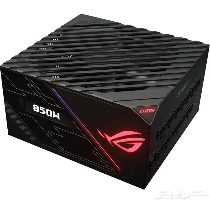 اسس مزود طاقة RGB 850 من روج ثور مع لوحة لايف داش OLED 4