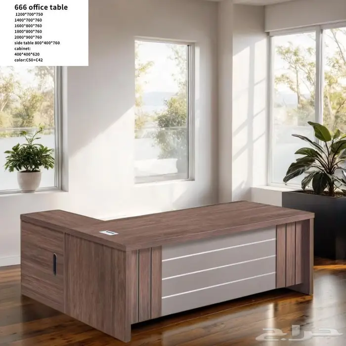 Office Furniture جديد مكتب طقم مدير و مكاتب مودرن و كراسي 9