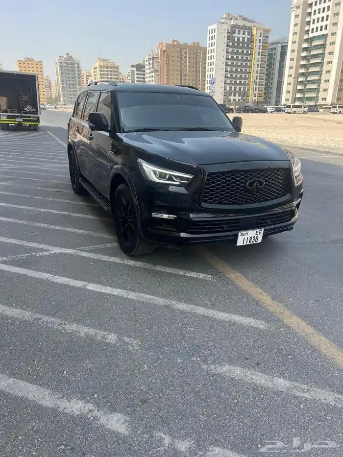 انفينتي OX80 فل كامل لوحة اماراتية بالإمارات 6