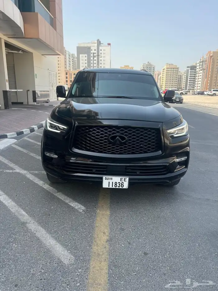 انفينتي OX80 فل كامل لوحة اماراتية بالإمارات 35