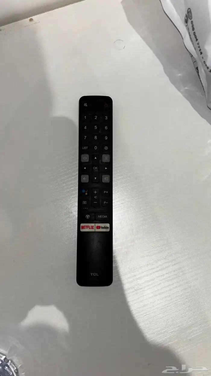شاشة تلفزيون TCL 55 بوصه وريموتها موجود 0