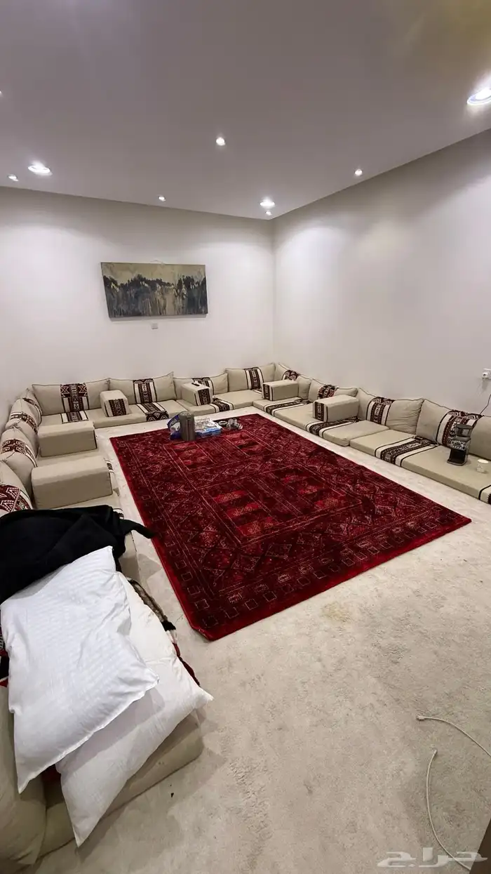 استراحة للايجار (واصلها الياف )في صناعية حوطة سدير 12