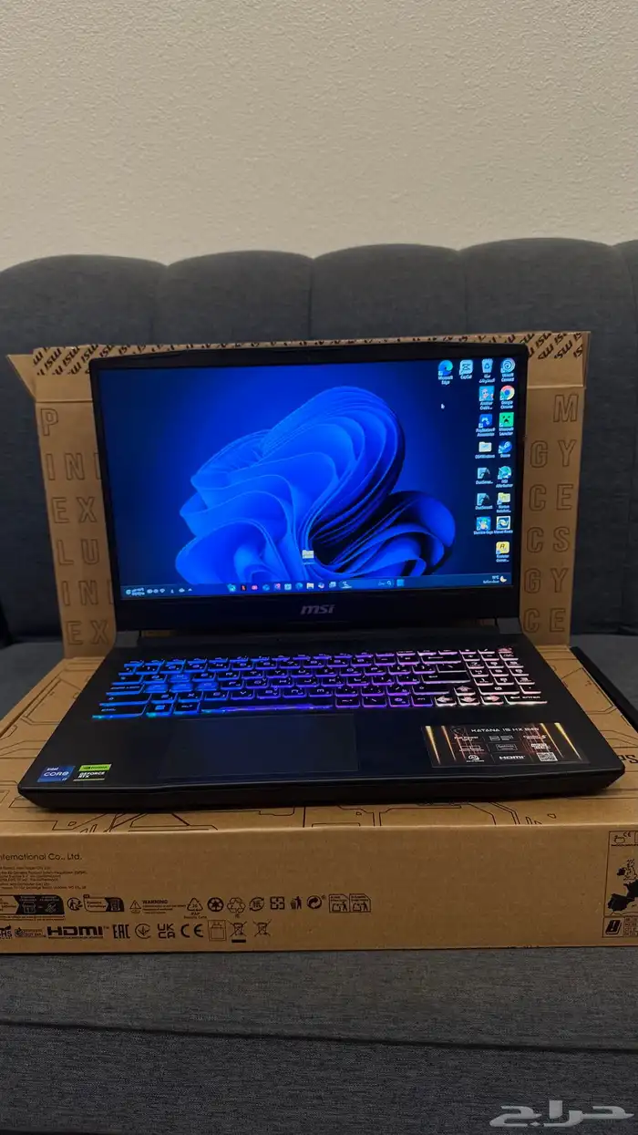 لابتوب قيمنق msi katana 3