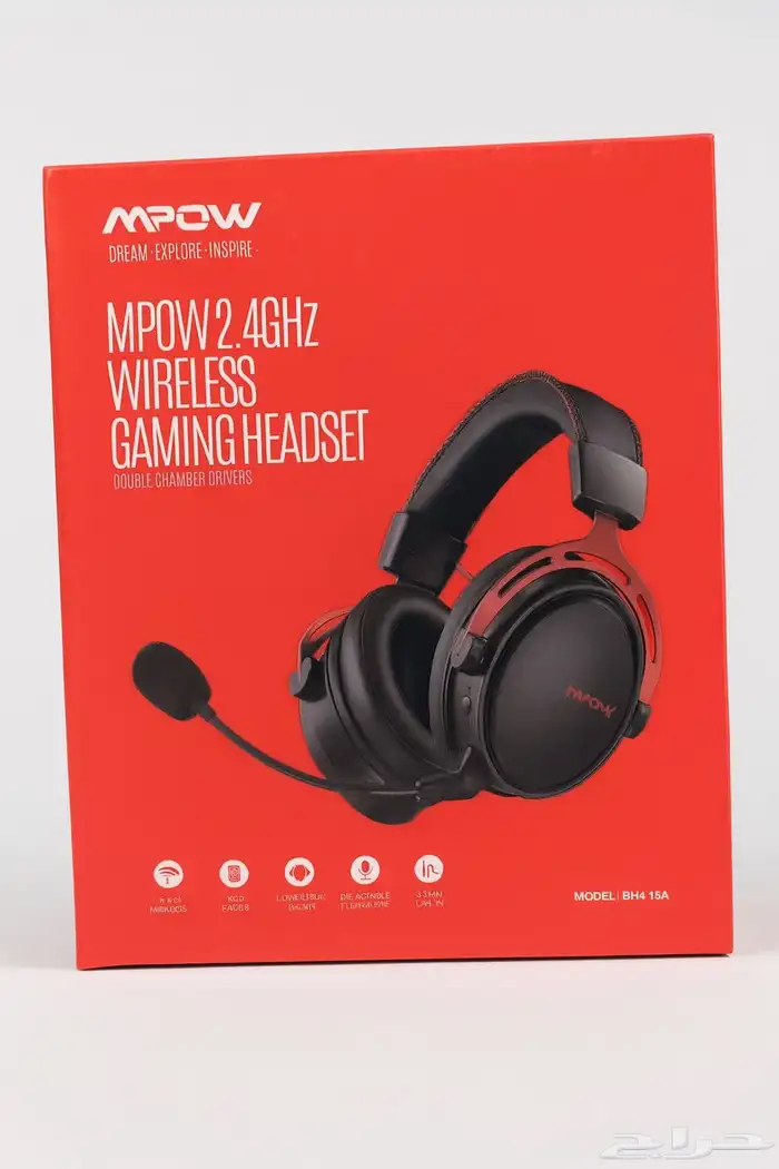 سماعة Mpow Gaming Headset   لاسلكية احترافية للألعاب 0