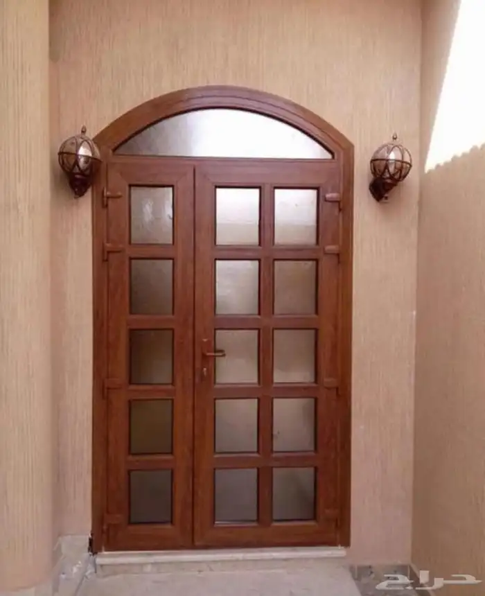 نوافذ وأبواب UPVC المنيوم ابواب WPC 23