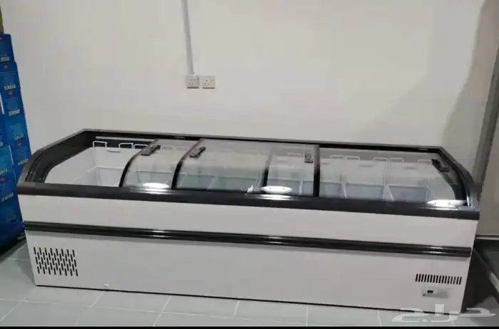 فريزر ارضى أبواب سحاب زجاج فريزر باب زجاج مقوس عرض فريزرات 2