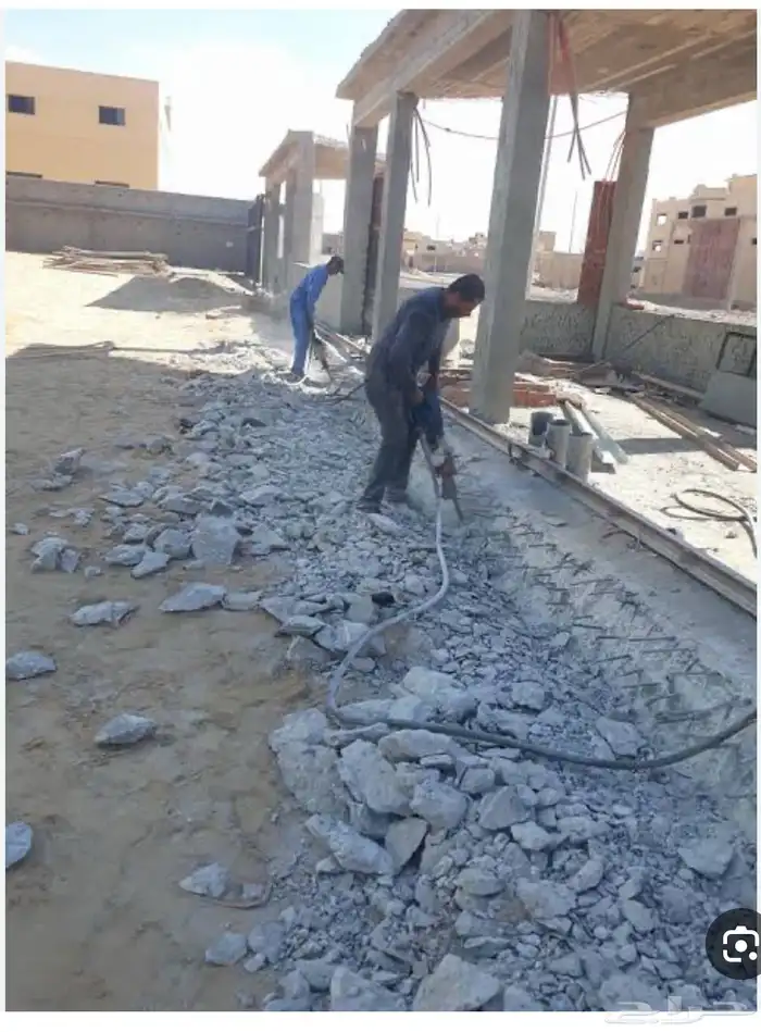 كبروسرات تكسير وحفر ايجار كبروسر تخشين خرسانة ازلت صداء 1