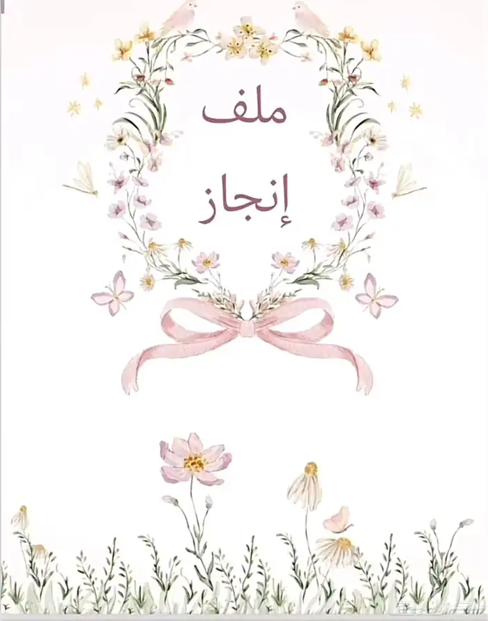 تصميم ملف إنجاز اكتروني لجميع مراحل دراسية والإدارية 0