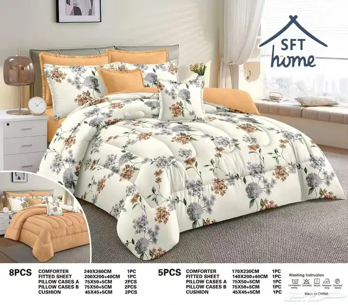 أطقم لحافات ومفارش سرير 90