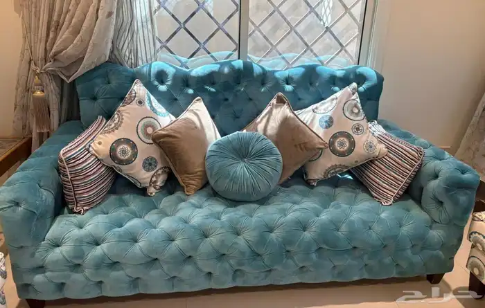 طقم كنب بحالة الجديد 5