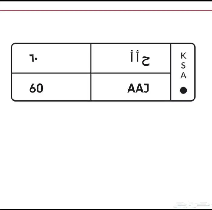 لوحة مميزة حروف متكرر 0