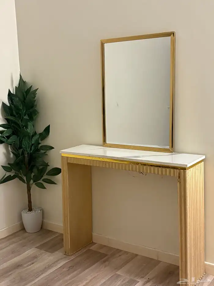 مدخل رخامي مع مرايا كل قطعه لحالها غير متصل 0