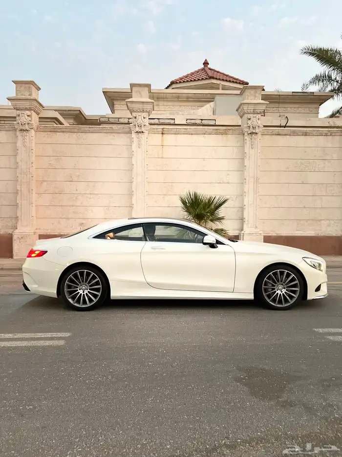 مرسيدس S500 كوب قمة النظافة 2015 ممشى قليل بحالة الوكالة 15