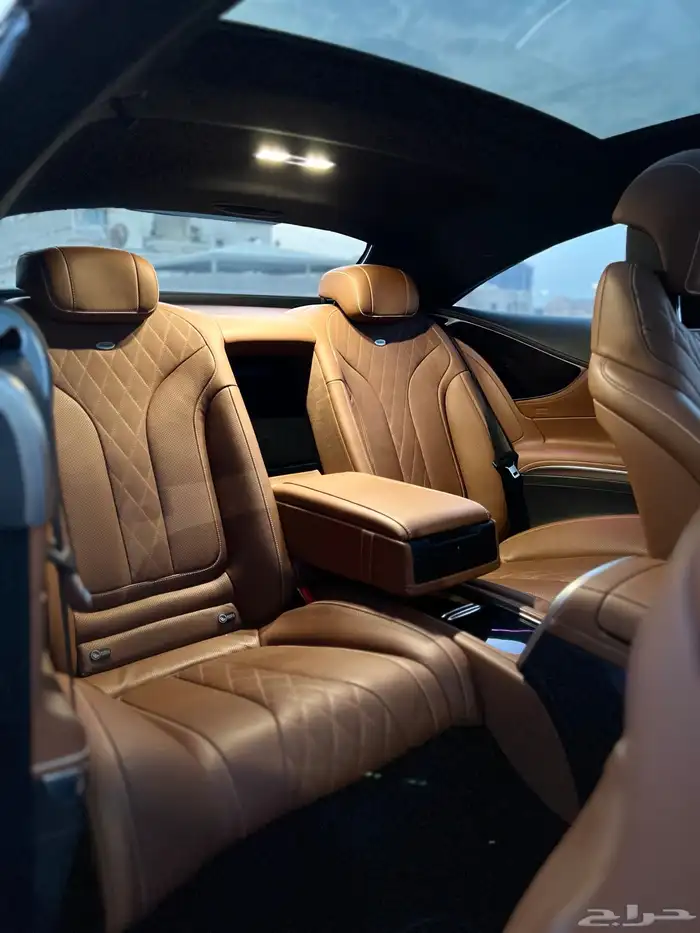 مرسيدس S500 كوب قمة النظافة 2015 ممشى قليل بحالة الوكالة 47