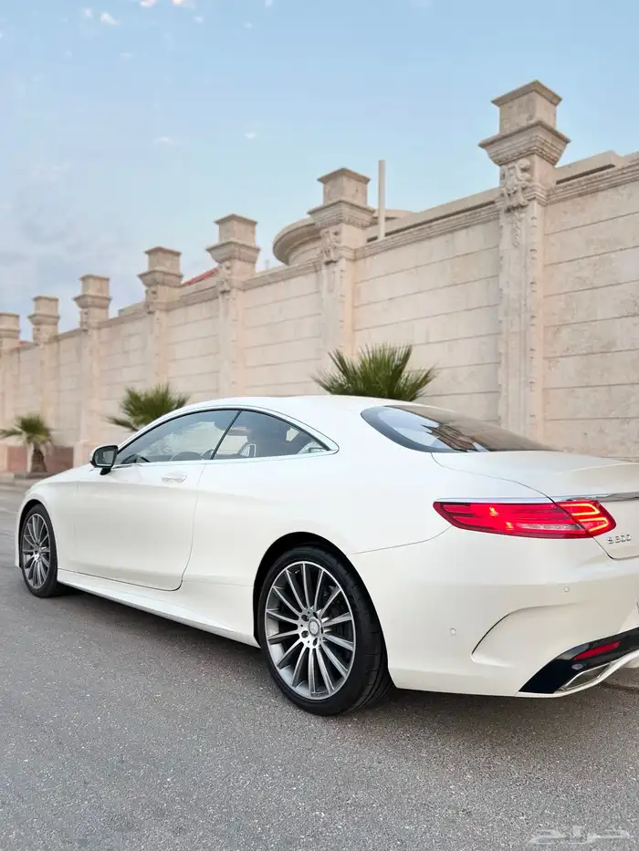 مرسيدس S500 كوب قمة النظافة 2015 ممشى قليل بحالة الوكالة 5