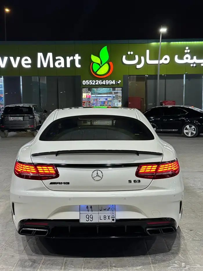 مرسيدس S500 كوبيه محوله S63 موديل 2020 2