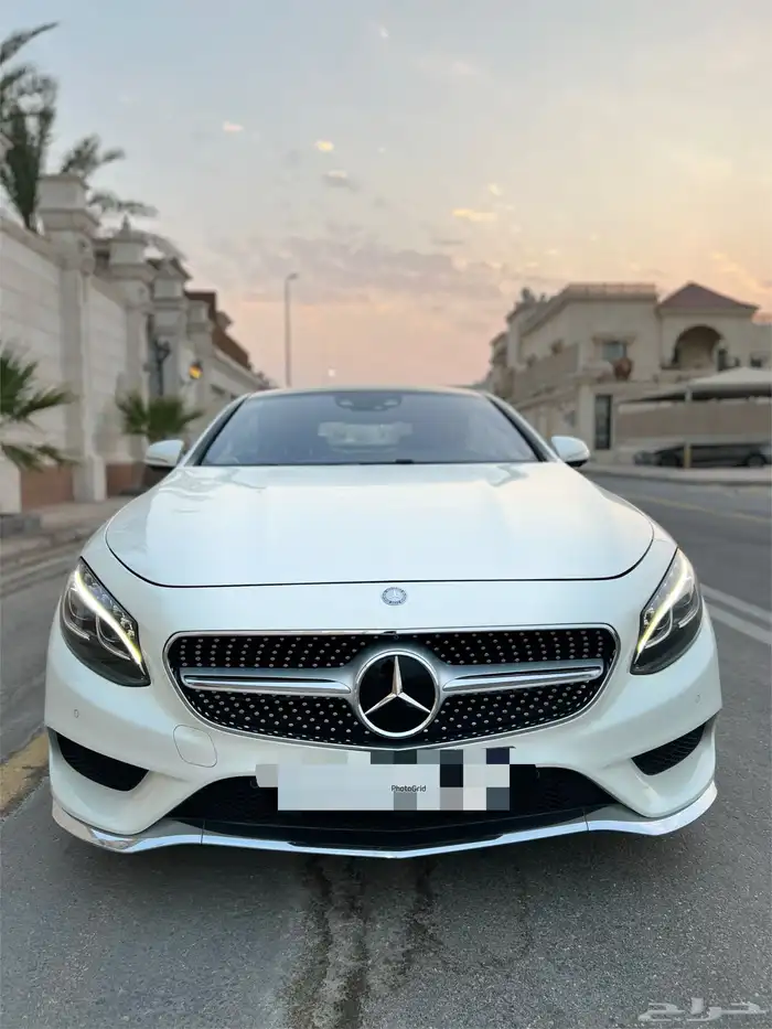 مرسيدس S500 كوب قمة النظافة 2015 ممشى قليل بحالة الوكالة 8