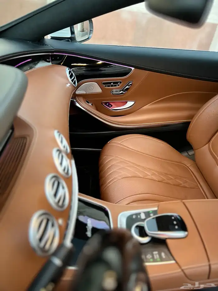 مرسيدس S500 كوب قمة النظافة 2015 ممشى قليل بحالة الوكالة 25