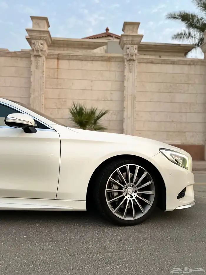 مرسيدس S500 كوب قمة النظافة 2015 ممشى قليل بحالة الوكالة 12