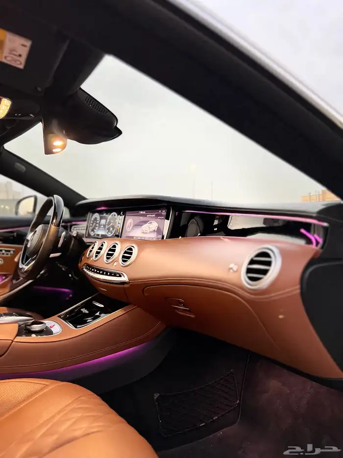 مرسيدس S500 كوب قمة النظافة 2015 ممشى قليل بحالة الوكالة 41