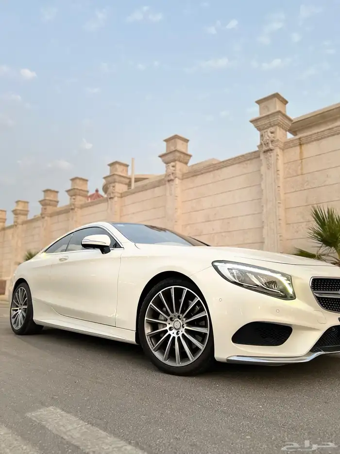مرسيدس S500 كوب قمة النظافة 2015 ممشى قليل بحالة الوكالة 10