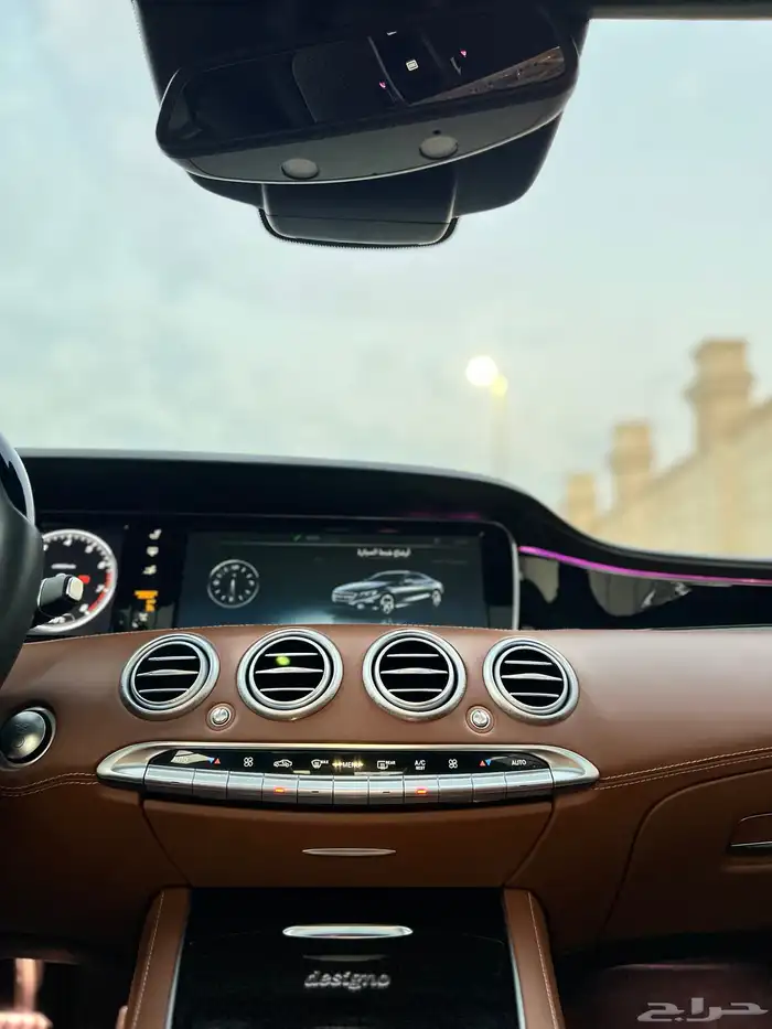 مرسيدس S500 كوب قمة النظافة 2015 ممشى قليل بحالة الوكالة 34