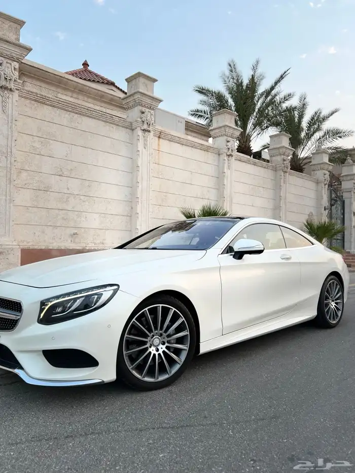 مرسيدس S500 كوب قمة النظافة 2015 ممشى قليل بحالة الوكالة 0