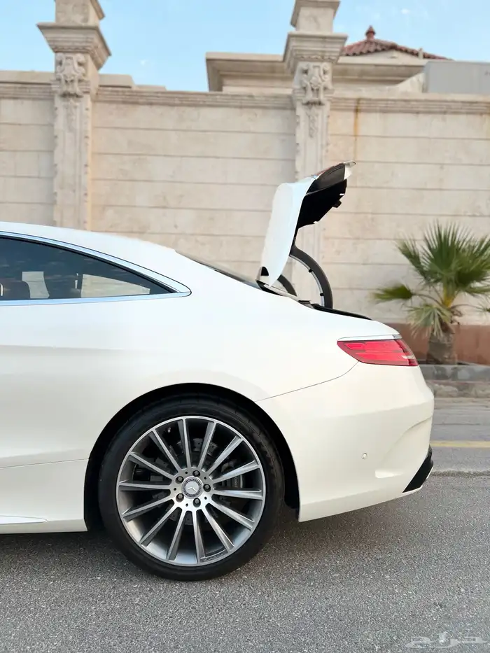 مرسيدس S500 كوب قمة النظافة 2015 ممشى قليل بحالة الوكالة 49