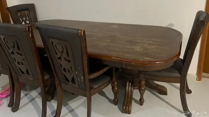 طاولة طعام طاوله مع كراسي الخرج 2